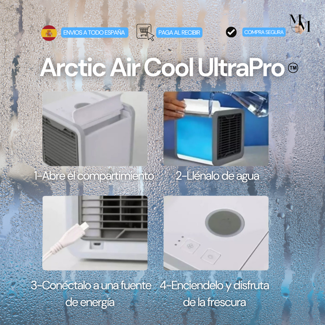 ARCTIC AIR COOL ULTRA PRO™ - SIENTE LA FRESCURA EN CUALQUIER LUGAR