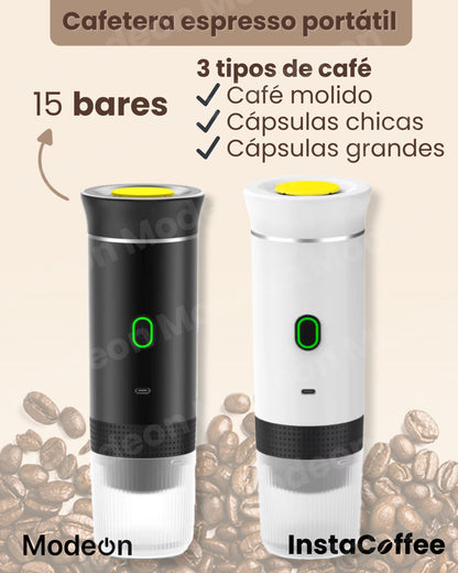 Cafetera Portatil 3 En 1 Expresso Capsulas Cafe Molido Viaje