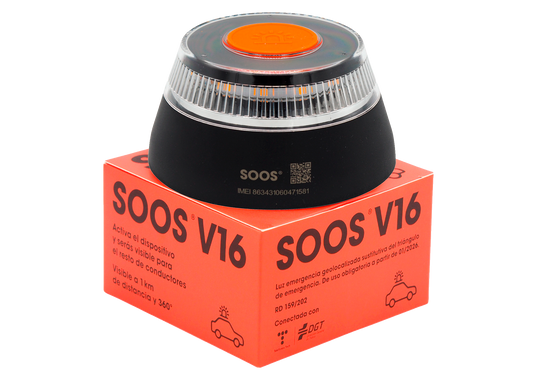 Baliza v16 Homologada y Conectada a la DGT - SOOS V16
