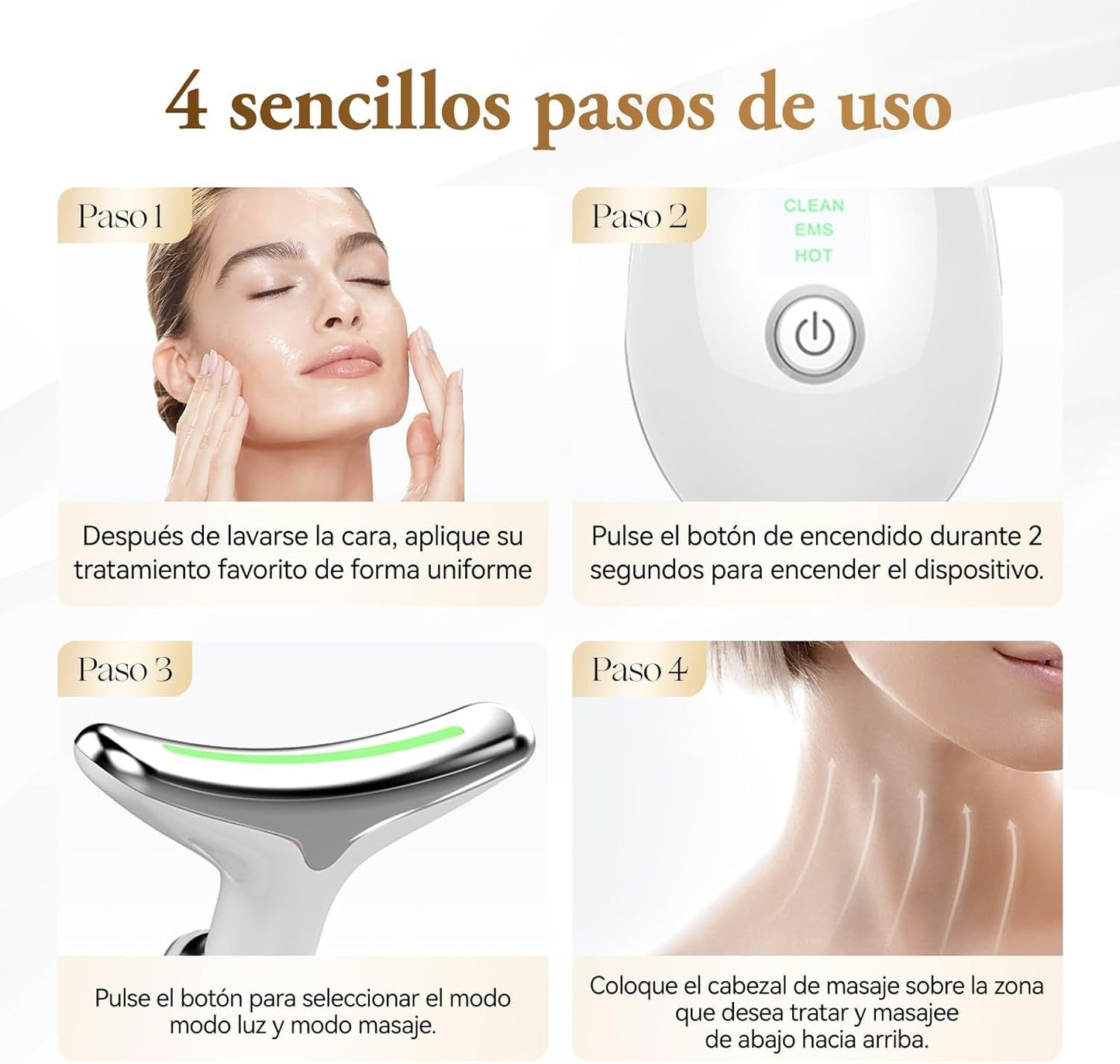 FaceGlow Pro™ Recupera la firmeza y la confianza en solo minutos al día desde Casa