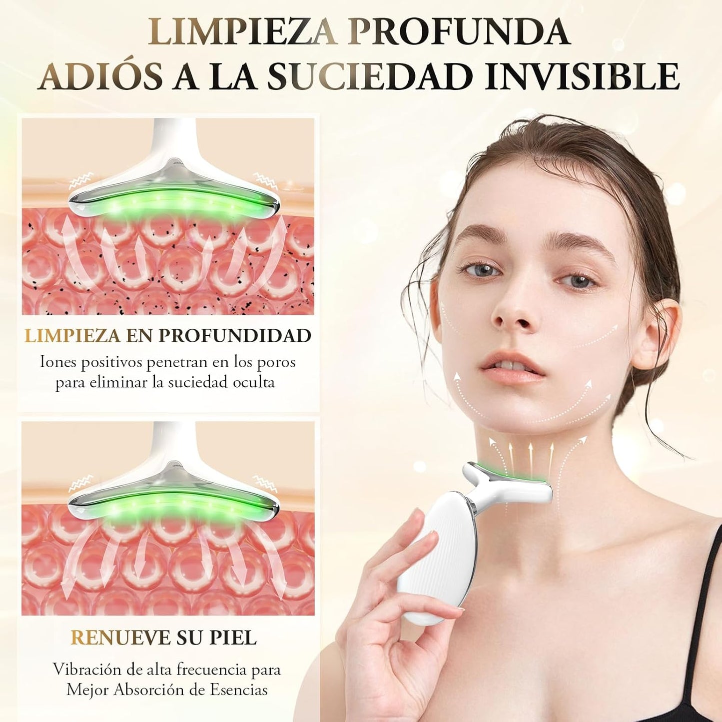 FaceGlow Pro™ Recupera la firmeza y la confianza en solo minutos al día desde Casa