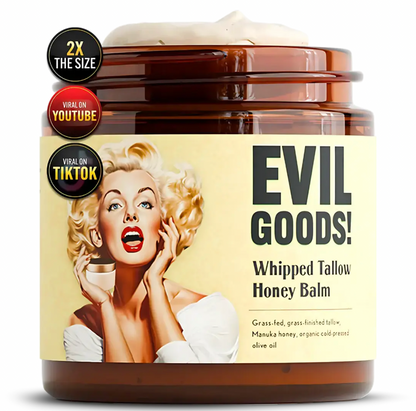 EvilGoods® - Crema de Sebo de res - Bote de Vidrio